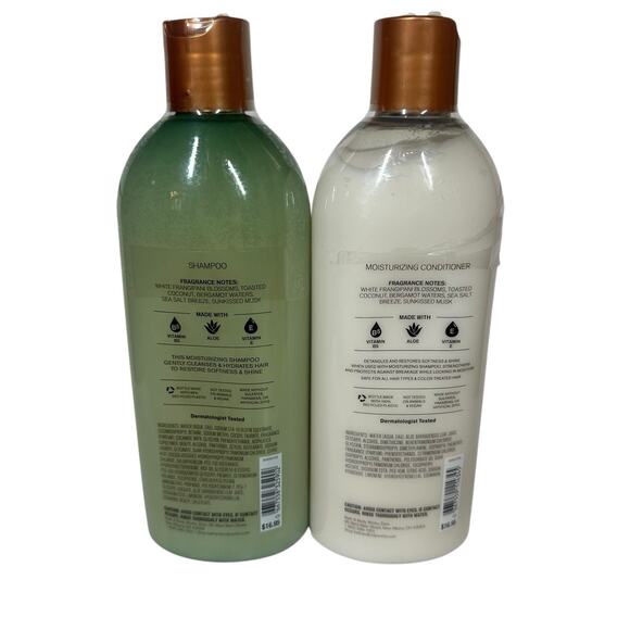 Bath & Body Works Shampoo & Conditioner At The Beach 16 oz Full Size Set 2 Piece - Picture 3 of 6